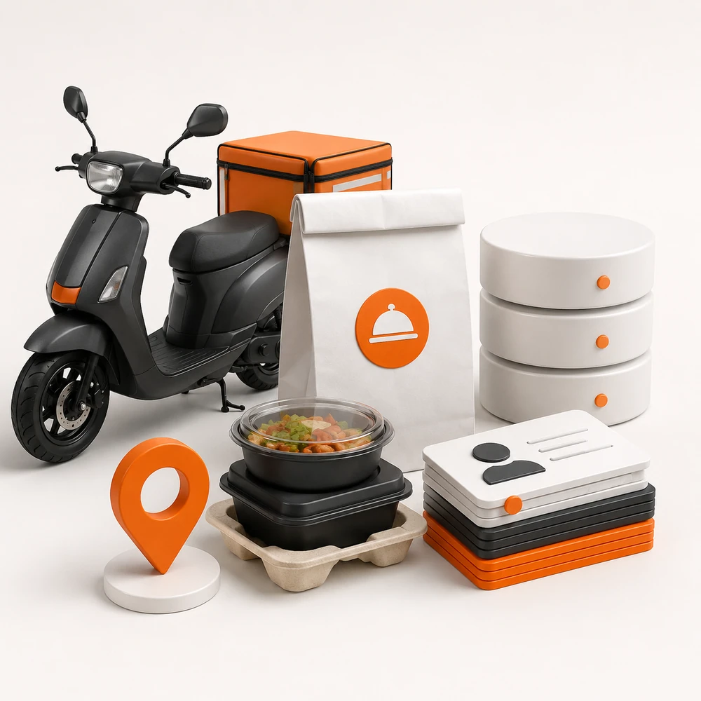 База служб доставки еды — изображение База служб доставки еды